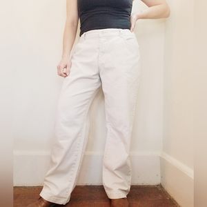 Vintage 90s Lee|At The Waist Chino Slacks Straight Leg 12 Short Khaki